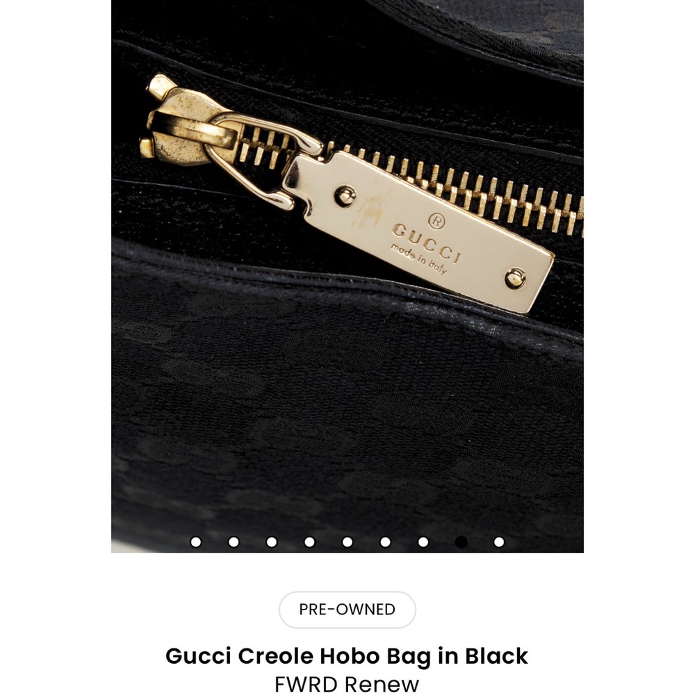Gucci horsebit Black Leather Creole Shoulder Bag - Picture 3 of 14